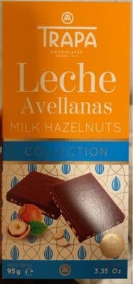 Chocolate con leche avellanas