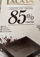 Chocolate negro 85% cacao