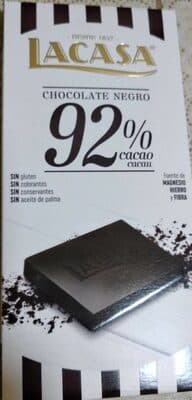 Chocolate Negro 92%