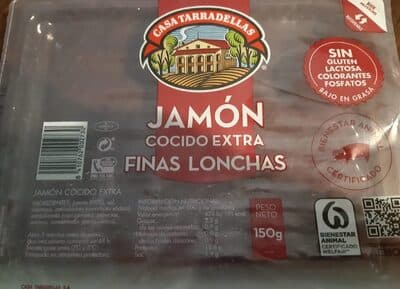 Jamón cocido extra finas lonchas
