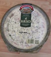 Pizza fresca 4 quesos