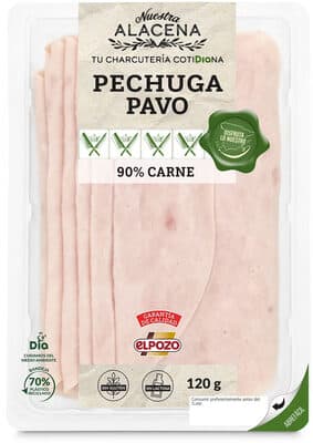 Pechuga de pavo 90% carne