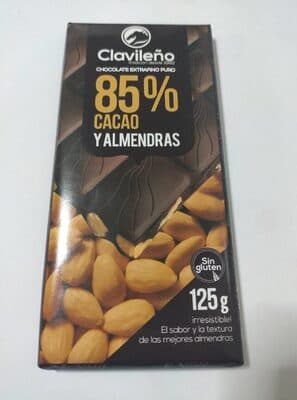 Chocolate cacao y almendras