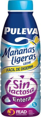 Mañanas ligeras leche sin lactosa entera