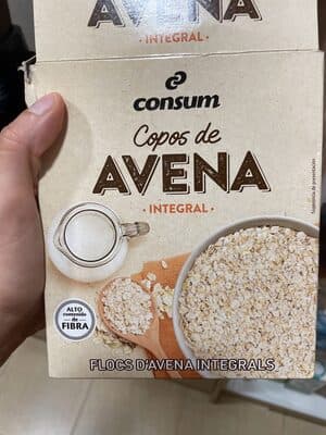 Copos de avena integral