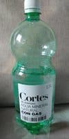 Agua mineral natural con gas