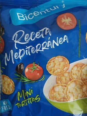 Mini tortitas receta mediterránea