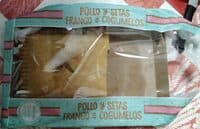 Pollo y setas empanada