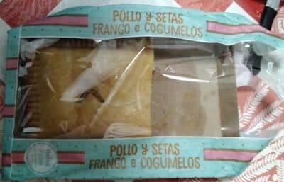 Pollo y setas empanada