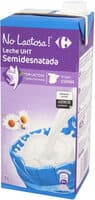 Leche sin lactosa semidesnatada