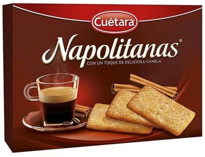 Napolitanas con canela