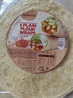 6 PLAIN FLOUR WRAPS