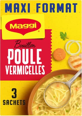 MAGGI Bouillon de Poule Aux Vermicelles - Sachet de 177g