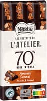 70% Noir intense Amandes Caramel