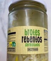 Brotes tiernos germinados