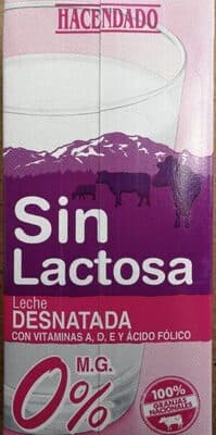 Leche sin Lactosa Desnatada