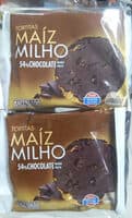 Tortitas de maíz con chocolate negro