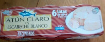 Pak 6 latas Atún claro en escabeche blanco