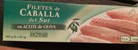 Filetes de caballa del sur en aceite de oliva