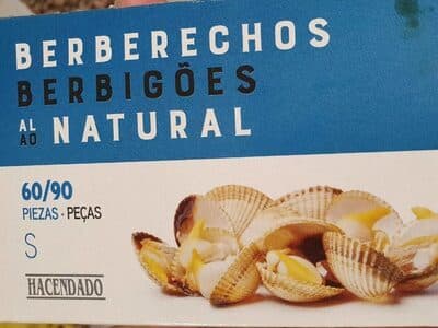 Berberechos al natural S