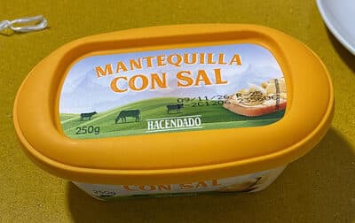 Mantequilla con sal