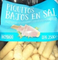 Piquitos bajos en sal