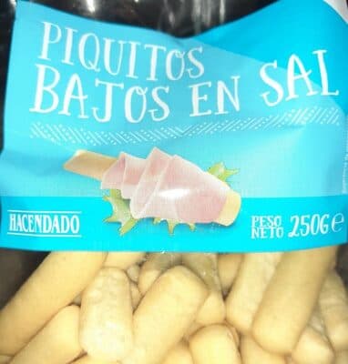 Piquitos bajos en sal