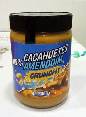 Crema de cacahuete 100% crunchy