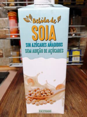 Bebida de soja 0% azúcares