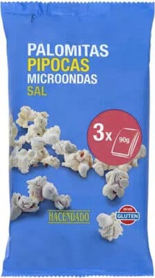 Palomitas Pipocas Microondas Sal