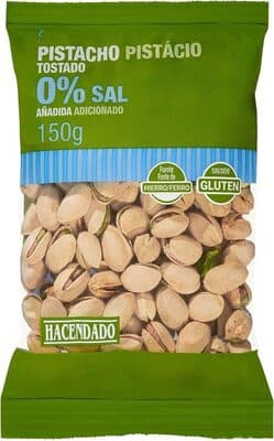 Pistacho Tostado 0% Sal Añadida
