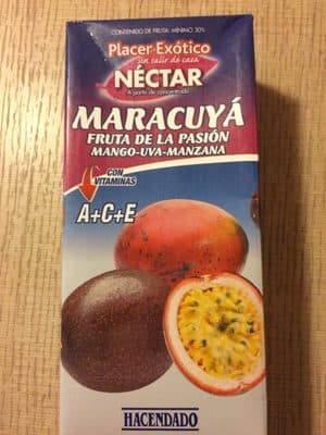 Néctar de maracuyá