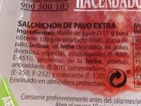 Salchichón extra de pavo