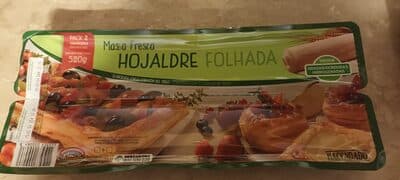 Masa fresca de hojaldre