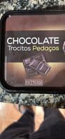 Helado de chocolate trocitos
