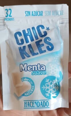 Chicles menta suave