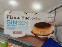 Flan de huevo sin azúcares