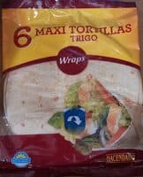 Maxi tortillas trigo wraps