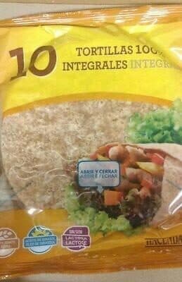 Tortillas de trigo integrales