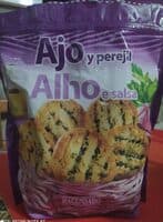 Pan tostado ajo y perejil