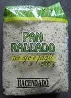 Pan rallado con ajo y perejil