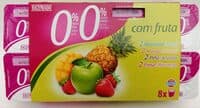 Yogures 0% con fruta