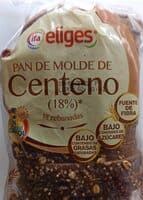 Pan de molde de centeno (18%)