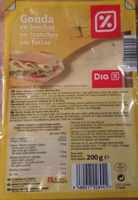 Gouda en lonchas
