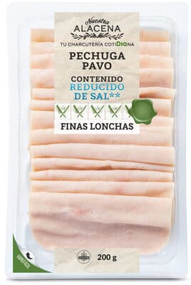 Pechuga de pavo bajo en sal