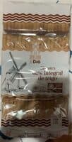 Biscotes 62% integral de trigo