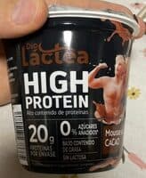 Mousse de cacao alta en proteínas