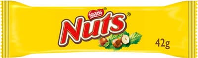 NUTS , Barre chocolatée de 42g, à l'unité