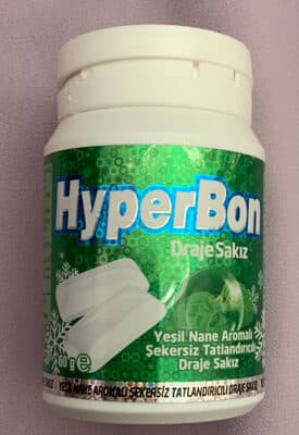 Chewing-gum à la menthe