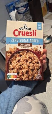 Cruesli zero sugar added chocolate